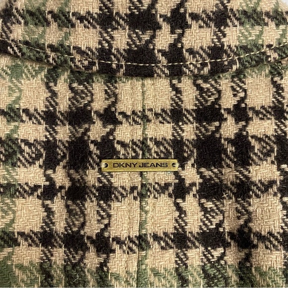 DKNY Women's Patterned Double Breasted Wool Blazer Jacket - Picture 8 of 10